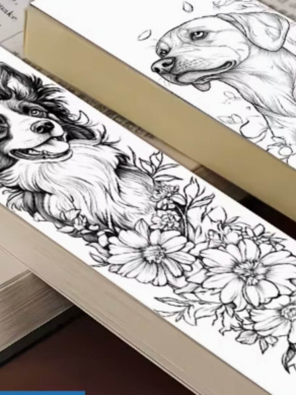 16 Pack Colorable Bookmarks